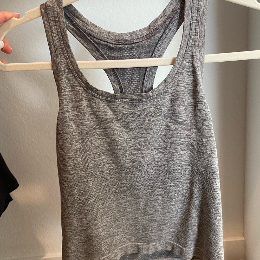 Lululemon Athletica Gray Tank Top